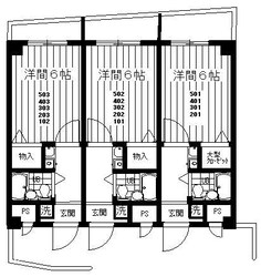 ジュネス蓮根の物件間取画像